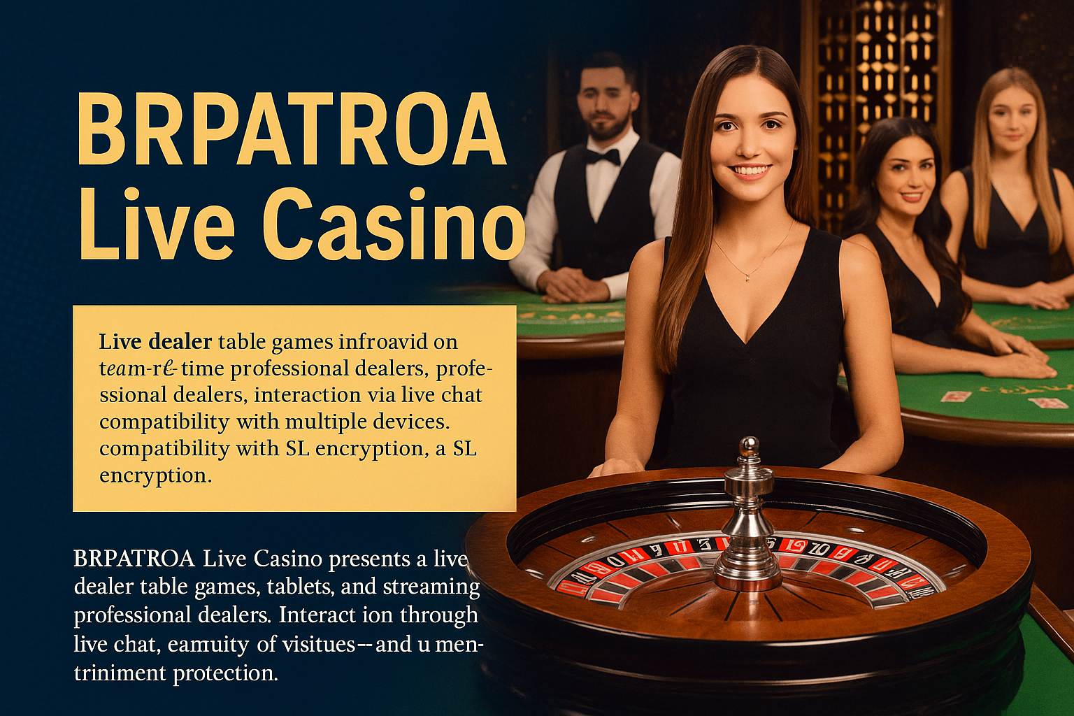 O BRPATROA Live Casino lança promoções regularmente