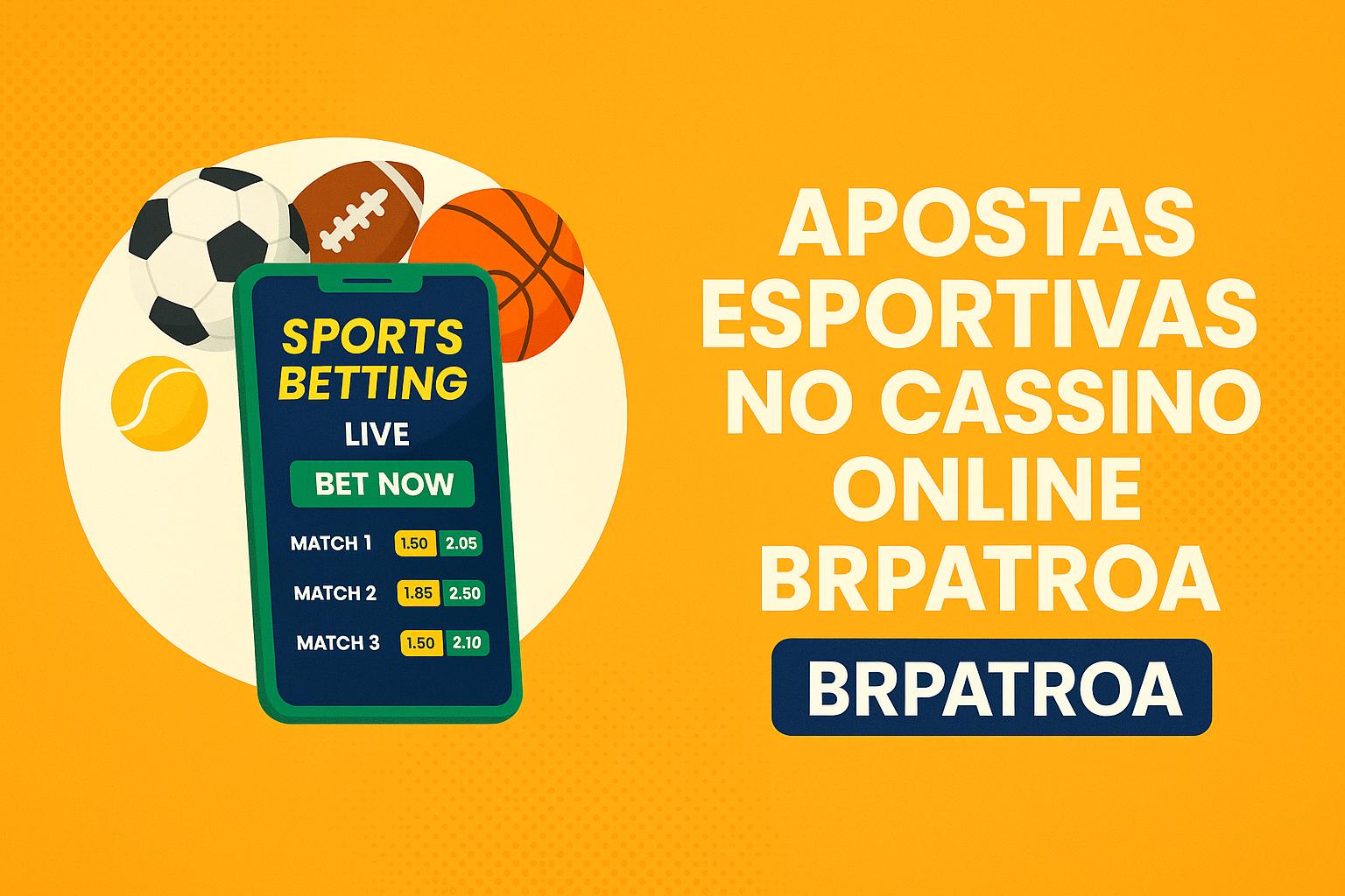 Apostas esportivas no cassino online BRPATROA